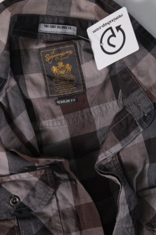 Herrenhemd Springfield, Größe S, Farbe Mehrfarbig, Preis 4,73 €