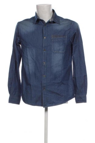 Ανδρικό πουκάμισο Straight Up, Μέγεθος M, Χρώμα Μπλέ, Τιμή 9,30 €