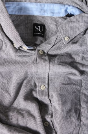 Мъжка риза Su, Размер XL, Цвят Сив, Цена 11,60 лв.