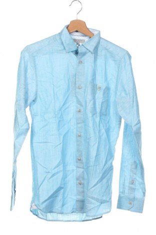 Ανδρικό πουκάμισο Ted Baker, Μέγεθος S, Χρώμα Μπλέ, Τιμή 47,91 €