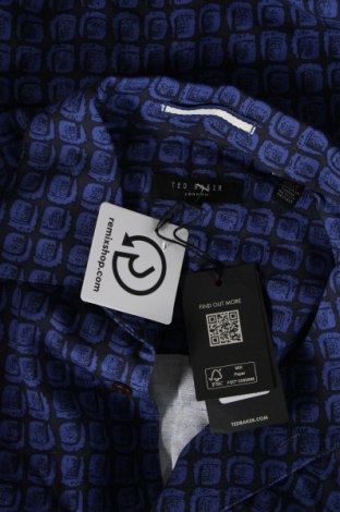 Ανδρικό πουκάμισο Ted Baker, Μέγεθος L, Χρώμα Μπλέ, Τιμή 42,84 €