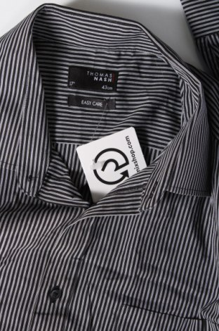 Ανδρικό πουκάμισο Thomas Nash, Μέγεθος XL, Χρώμα Μαύρο, Τιμή 4,66 €