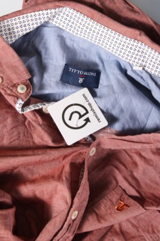 Мъжка риза Titto Bluni, Размер XXL, Цвят Кафяв, Цена 13,60 лв.