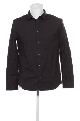 Cămașă de bărbați Tommy Jeans, Mărime XL, Culoare Negru, Preț 450,17 Lei