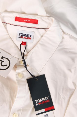 Мъжка риза Tommy Jeans, Размер L, Цвят Бял, Цена 161,00 лв.