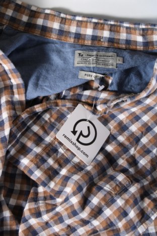 Ανδρικό πουκάμισο Tu, Μέγεθος L, Χρώμα Πολύχρωμο, Τιμή 3,77 €