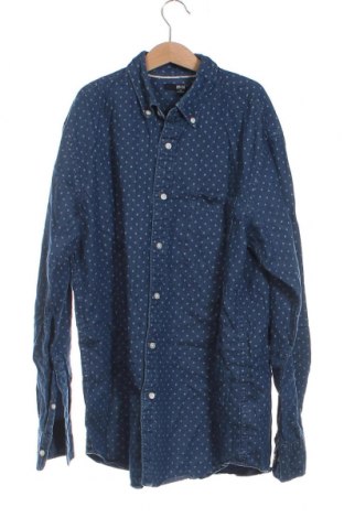 Herrenhemd Uniqlo, Größe M, Farbe Blau, Preis 23,66 €