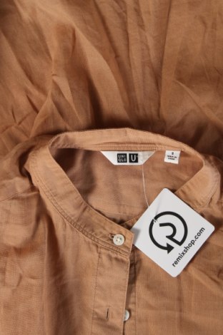 Ανδρικό πουκάμισο Uniqlo, Μέγεθος S, Χρώμα  Μπέζ, Τιμή 21,64 €