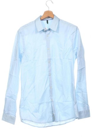 Ανδρικό πουκάμισο United Colors Of Benetton, Μέγεθος M, Χρώμα Μπλέ, Τιμή 23,81 €
