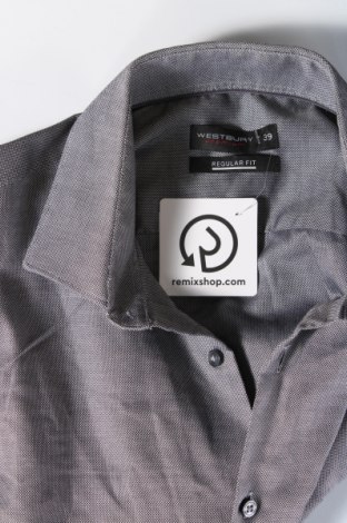 Ανδρικό πουκάμισο Westbury, Μέγεθος M, Χρώμα Γκρί, Τιμή 4,21 €