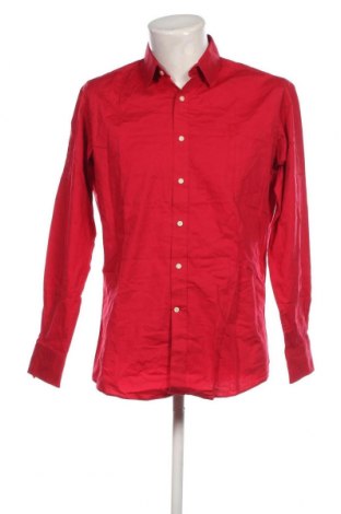 Ανδρικό πουκάμισο Yorn, Μέγεθος M, Χρώμα Κόκκινο, Τιμή 9,87 €