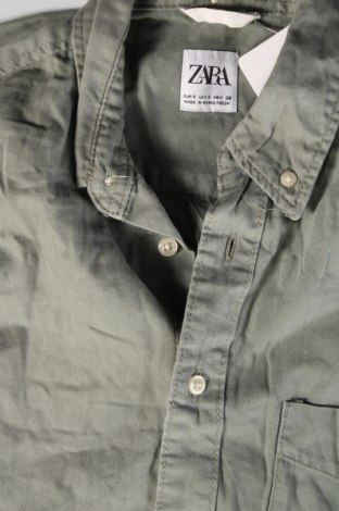 Herrenhemd Zara, Größe S, Farbe Grün, Preis 4,73 €
