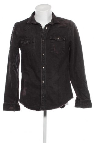 Herrenhemd Zara, Größe M, Farbe Grau, Preis 4,73 €