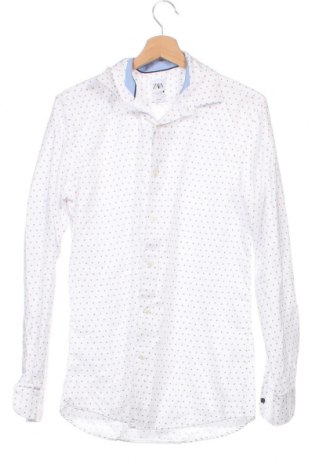 Мъжка риза Zara, Размер M, Цвят Бял, Цена 16,20 лв.
