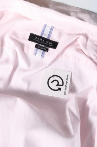 Ανδρικό πουκάμισο Zara Man, Μέγεθος L, Χρώμα Ρόζ , Τιμή 17,44 €