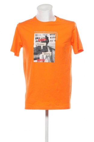 Herren T-Shirt, Größe M, Farbe Orange, Preis 3,99 €