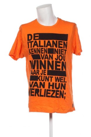 Мъжка тениска, Размер XXL, Цвят Оранжев, Цена 8,32 лв.