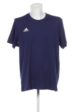 Ανδρικό t-shirt Adidas, Μέγεθος XXL, Χρώμα Μπλέ, Τιμή 31,96 €