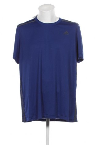 Мъжка тениска Adidas, Размер XXL, Цвят Син, Цена 27,00 лв.