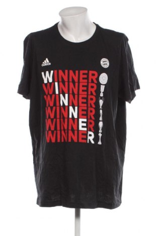 Herren T-Shirt Adidas, Größe 3XL, Farbe Schwarz, Preis 18,79 €