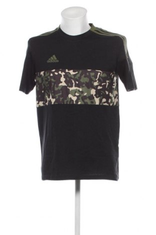 Ανδρικό t-shirt Adidas, Μέγεθος M, Χρώμα Μαύρο, Τιμή 30,36 €