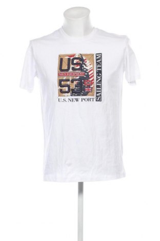 Ανδρικό t-shirt Alcott, Μέγεθος M, Χρώμα Λευκό, Τιμή 10,82 €