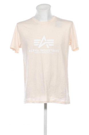 Herren T-Shirt Alpha Industries, Größe L, Farbe Beige, Preis € 28,87