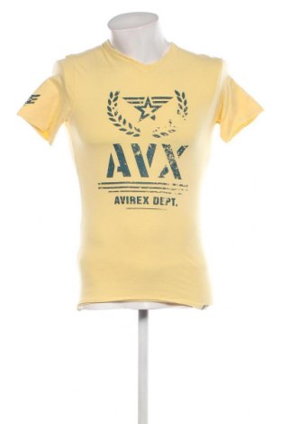 Ανδρικό t-shirt Avirex, Μέγεθος S, Χρώμα Κίτρινο, Τιμή 15,49 €