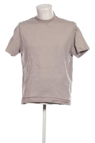 Ανδρικό t-shirt Bershka, Μέγεθος M, Χρώμα Γκρί, Τιμή 4,82 €