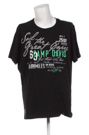 Męski T-shirt Camp David, Rozmiar 3XL, Kolor Czarny, Cena 149,27 zł