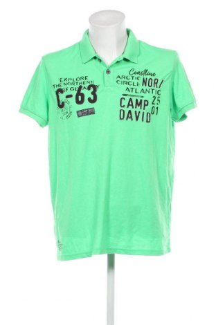 Férfi póló Camp David, Méret XL, Szín Zöld, Ár 6 342 Ft