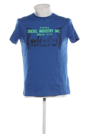 Мъжка тениска Diesel, Размер M, Цвят Син, Цена 156,77 лв.