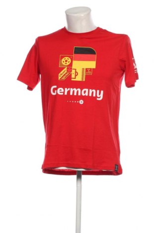 Męski T-shirt Fifa World Cup, Rozmiar M, Kolor Czerwony, Cena 33,59 zł