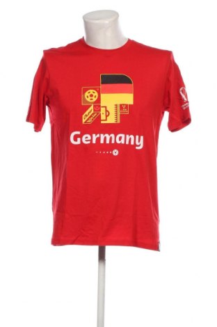 Męski T-shirt Fifa World Cup, Rozmiar L, Kolor Czerwony, Cena 57,58 zł