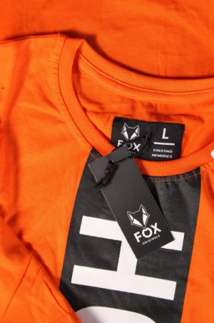 Herren T-Shirt Fox, Größe L, Farbe Orange, Preis € 11,34