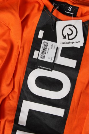 Herren T-Shirt Fox, Größe S, Farbe Orange, Preis 5,67 €
