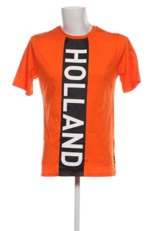 Ανδρικό t-shirt, Μέγεθος L, Χρώμα Πορτοκαλί, Τιμή 6,49 €