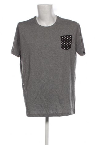 Ανδρικό t-shirt Frenchcool, Μέγεθος XXL, Χρώμα Γκρί, Τιμή 20,10 €