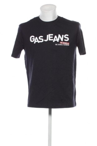 Мъжка тениска Gas, Размер XL, Цвят Син, Цена 50,40 лв.