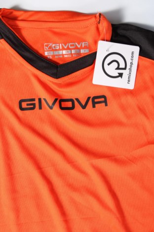 Мъжка тениска Givova, Размер XS, Цвят Оранжев, Цена 21,00 лв.