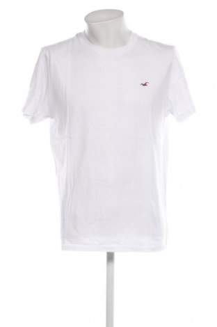 Мъжка тениска Hollister, Размер XL, Цвят Бял, Цена 18,60 лв.