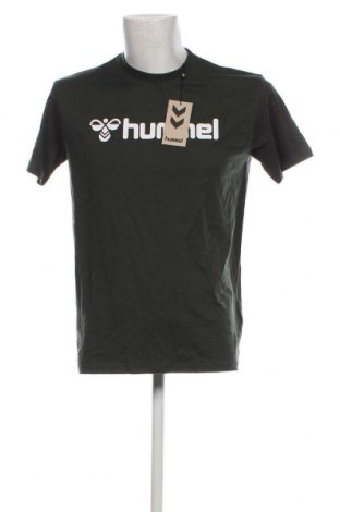Ανδρικό t-shirt Hummel, Μέγεθος M, Χρώμα Πράσινο, Τιμή 9,59 €