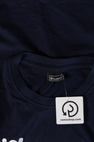 Мъжка тениска Hummel, Размер XL, Цвят Син, Цена 22,63 лв.