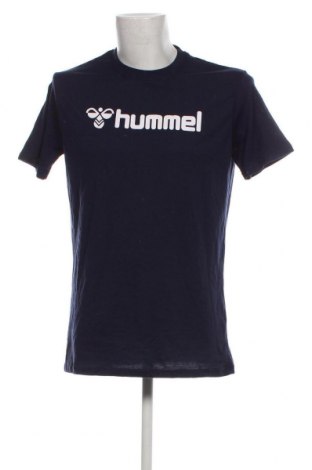 Мъжка тениска Hummel, Размер XL, Цвят Син, Цена 24,18 лв.