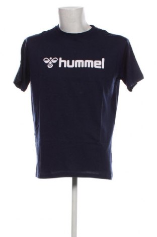 Мъжка тениска Hummel, Размер L, Цвят Син, Цена 31,00 лв.