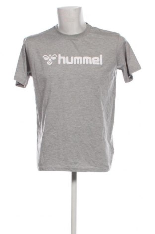 Ανδρικό t-shirt Hummel, Μέγεθος M, Χρώμα Γκρί, Τιμή 9,59 €