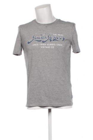 Herren T-Shirt Jack & Jones, Größe M, Farbe Grau, Preis 9,59 €