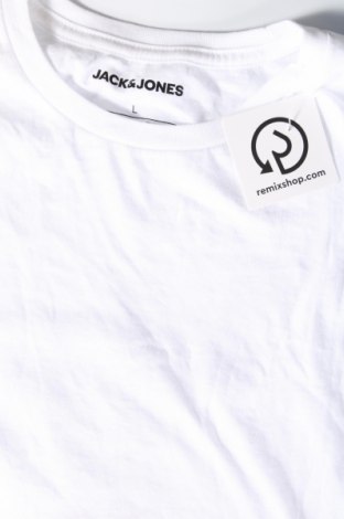 Ανδρικό t-shirt Jack & Jones, Μέγεθος L, Χρώμα Λευκό, Τιμή 15,98 €