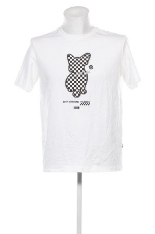 Męski T-shirt Jack & Jones, Rozmiar L, Kolor Biały, Cena 82,63 zł