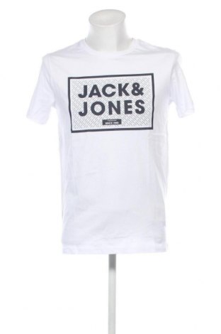 Tricou de bărbați Jack & Jones, Mărime M, Culoare Alb, Preț 101,97 Lei